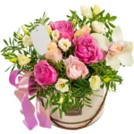 Цветы в коробке Любовное послание