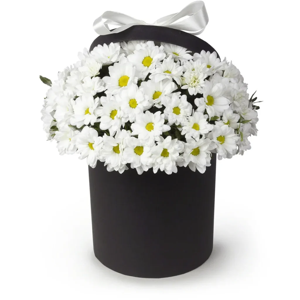 Цветы в коробке Утренняя почта