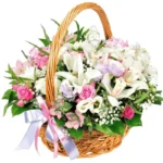 Корзина с цветами Ангелина